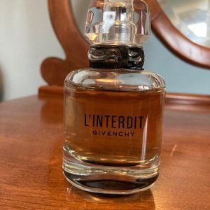 Perfume: L'Interdit eau du parfum by Givenchy.